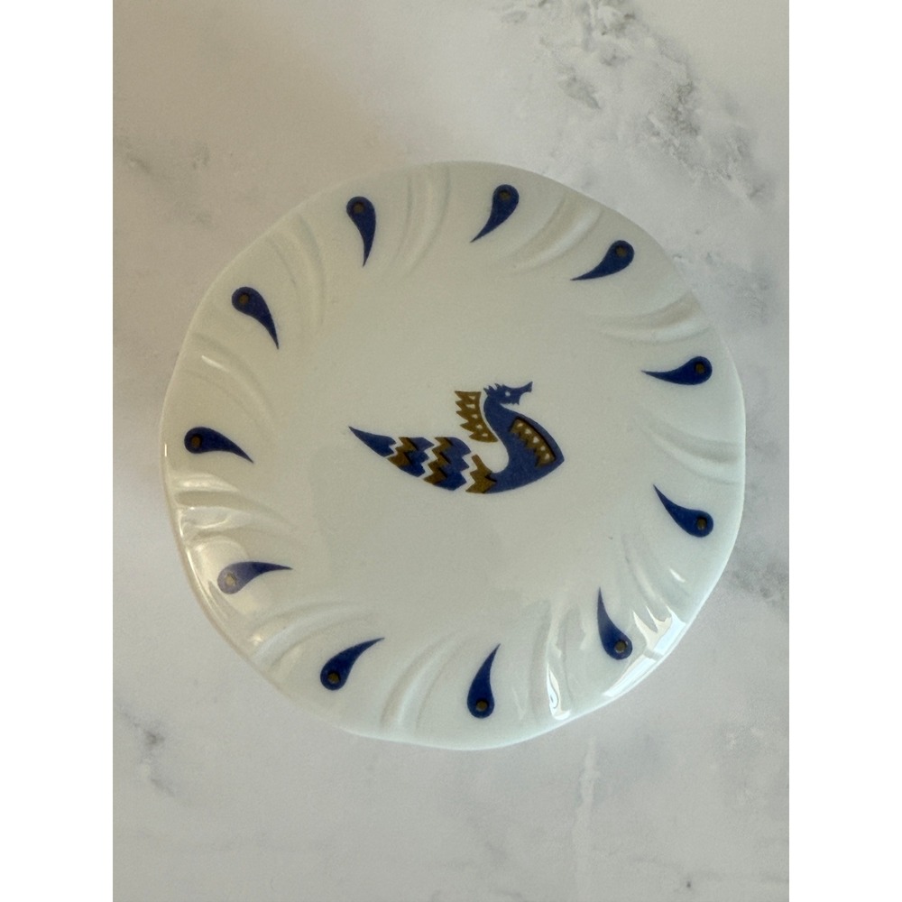 VTG 70s Jean Picart Bernardaud Limoges Air France CONCORDE Porcelain Lidded Pot